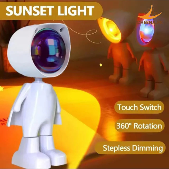Sunset Lamp Rechargeable - Smart LED Mood Lighting with Touch Control