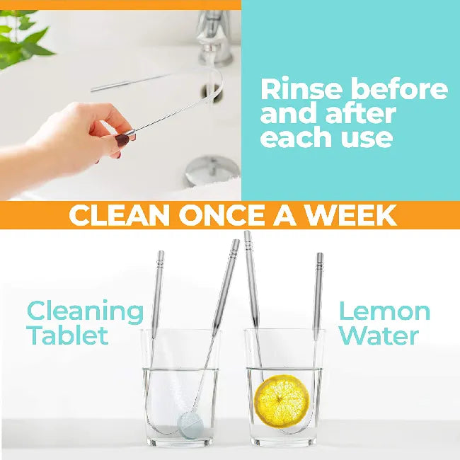 Rustproof Stainless Steel Tongue Cleaner - Reusable Scraper with Comfortable Grip for Men & Women