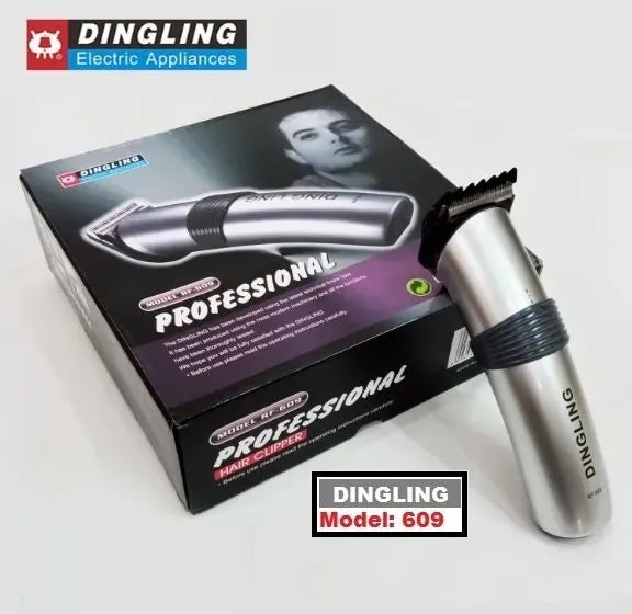 100% Original Dingling RF-609 Hair Trimmer - Professional Hair Cutting & Shaving Machine