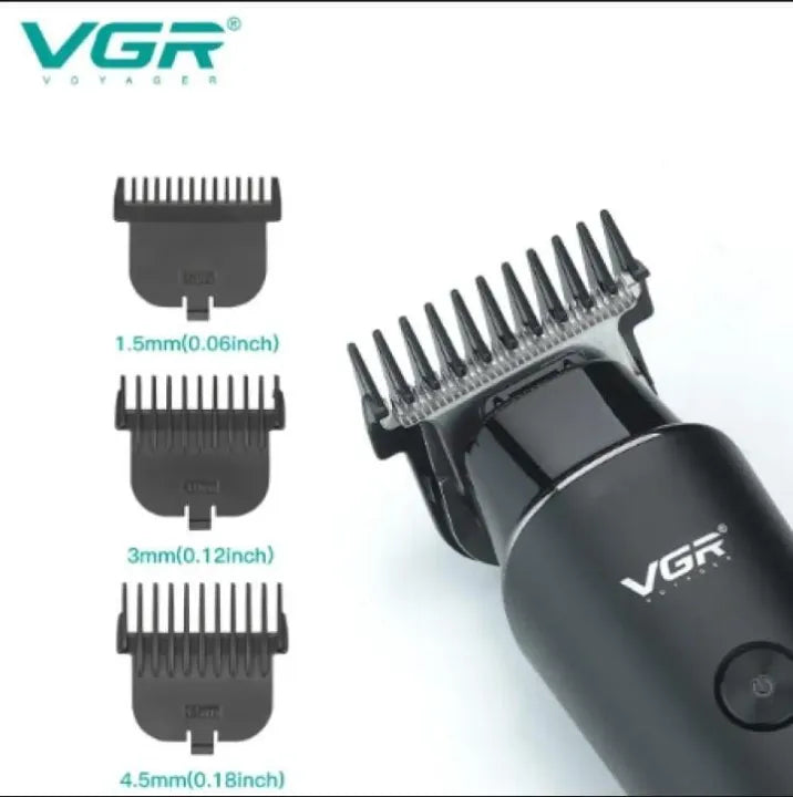VGR V-937 Professional Hair Trimmer - USB Charging Cordless Electric Hair Clipper