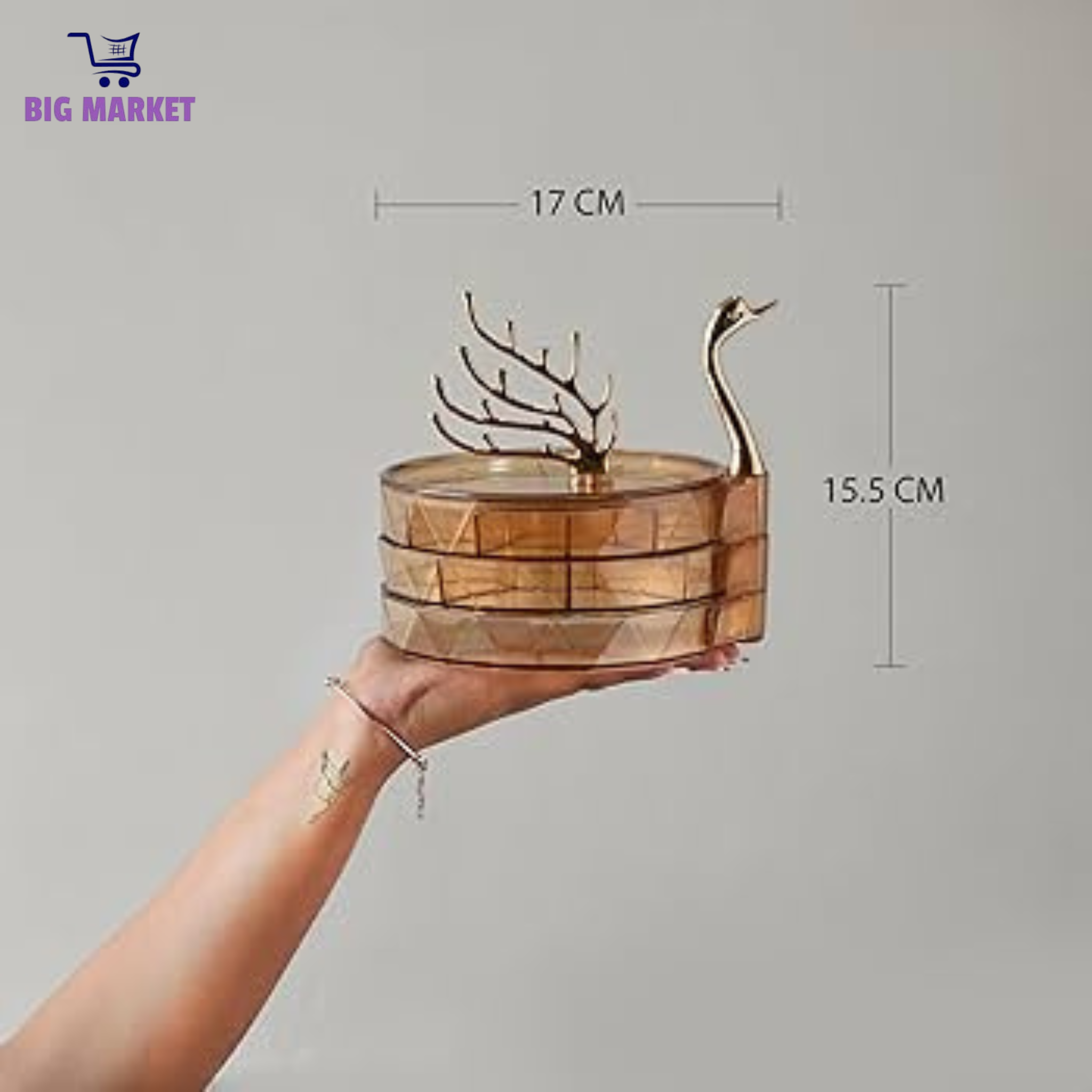 Swan Jewellery Box, Rotating Jewellery Organizer For Necklaces, Jewellery Organizer For Rings, Jewellery Organizer For Earring, Jewellery Box Organizer, Ring Organizer Box.