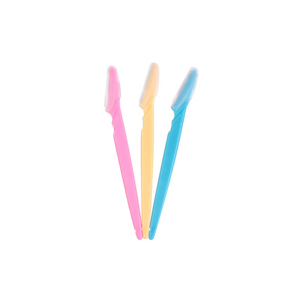 Facial Beauty - 3Pcs Eyebrow Razor Set for Body & Facial Hair Removal