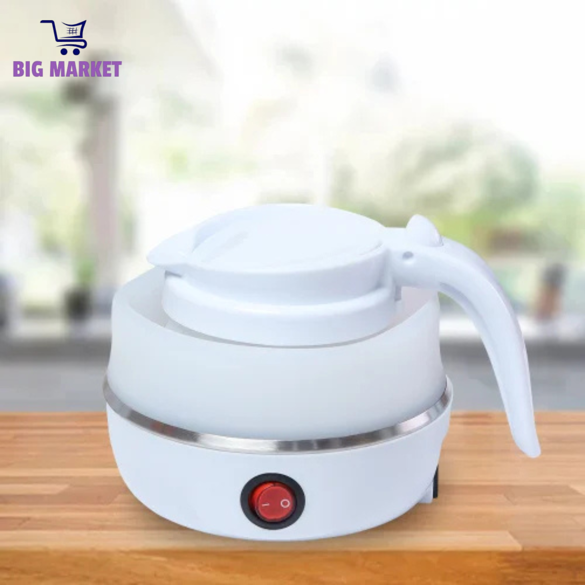 Electric Kettle, Hot Water Kettle, (600-Watt) Portable kettle for Travel, Foldable Kettle for Hot water/Tea kettle For instant Tea & Coffee Maker | kettle for office desk
