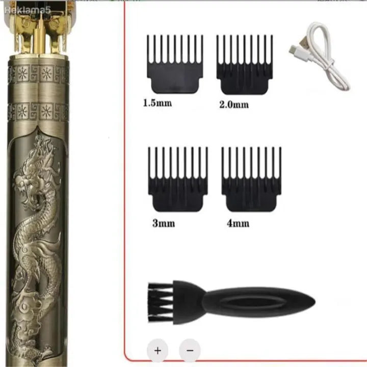T9 Vintage Hair Trimmer for Men - Rechargeable Professional Hair Trimming & Shaving Machine