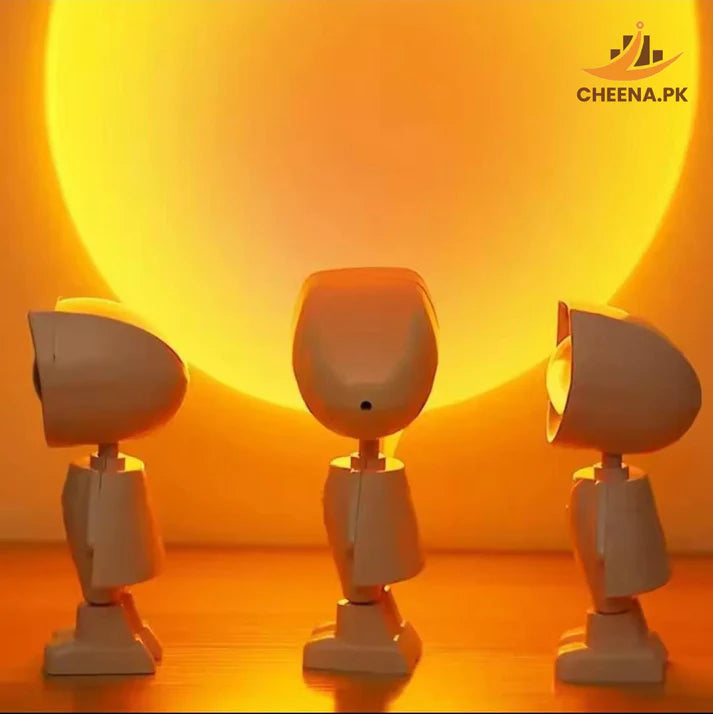 Sunset Lamp Rechargeable - Smart LED Mood Lighting with Touch Control