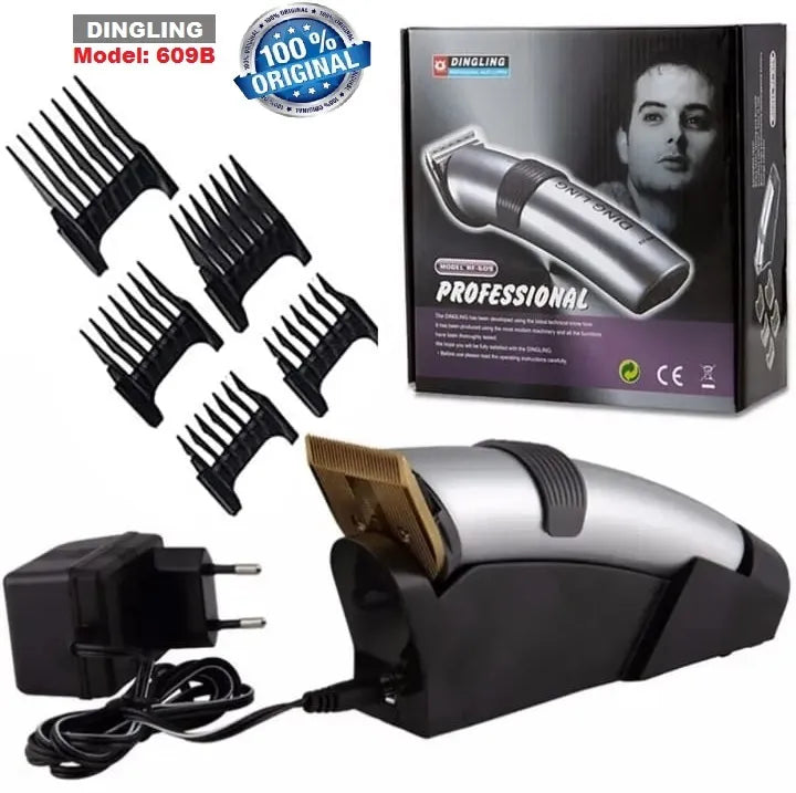 100% Original Dingling RF-609 Hair Trimmer - Professional Hair Cutting & Shaving Machine