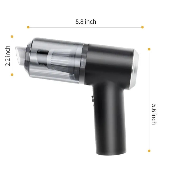 Energy Saving – Vacuum Cleaner – Vacuum Cleaner For Car & Home – Rechargeable Cordless Handheld Design – 3 In 1 Use: Car, Home & Desktop Cleaning – USB Charging – Powerful Suction – Compact Dust Remover For Sofa, Bed & Keyboard