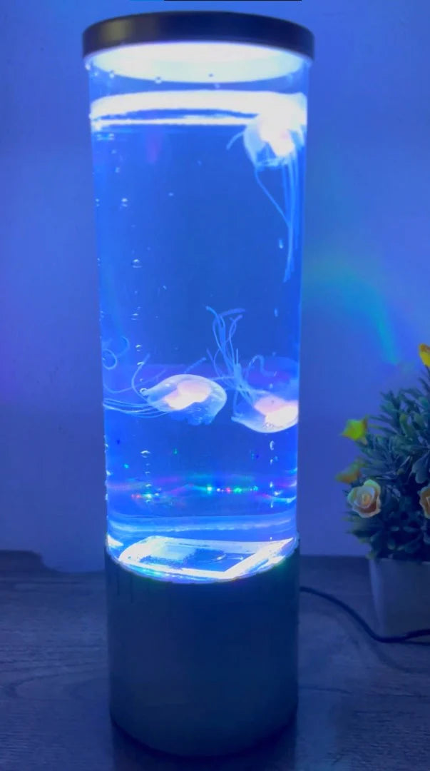 Luminous Jellyfish Lamp – Relaxing LED Mood Light with Simulated Aquarium Effect